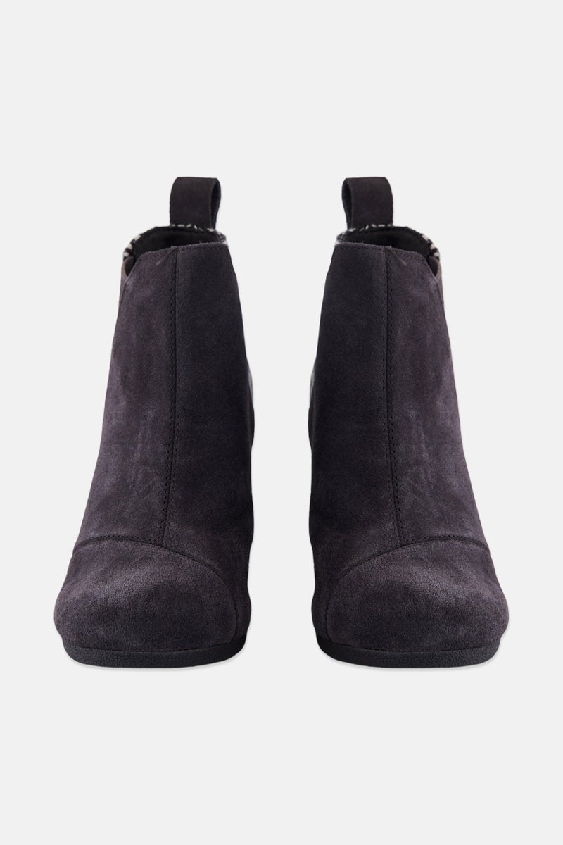 TOMS Women Kelsey Slip On Ankle Boots, Dark Grey - Image 4